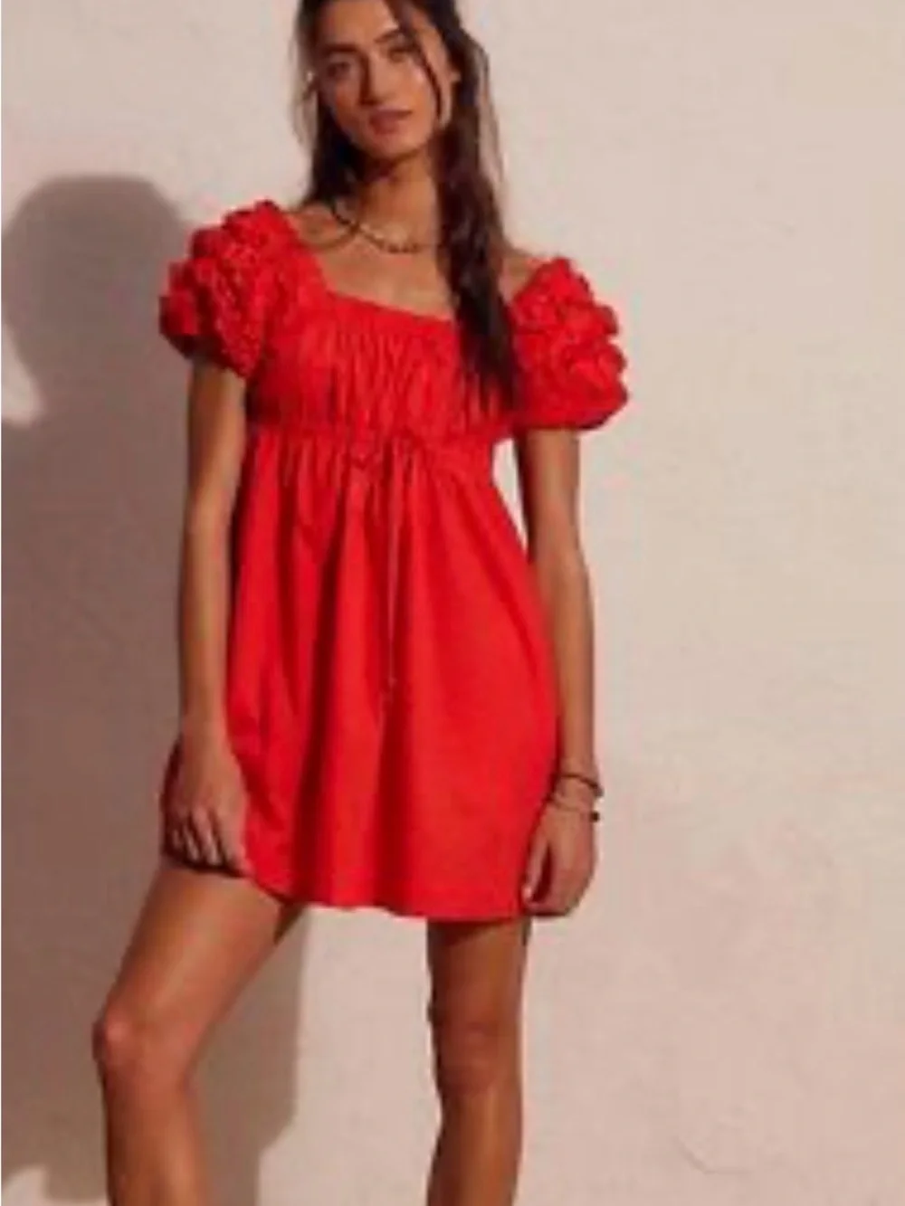 Free people red dress new with tags size small